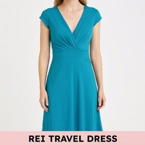 REI Teal Travel Dress - Woman's XL